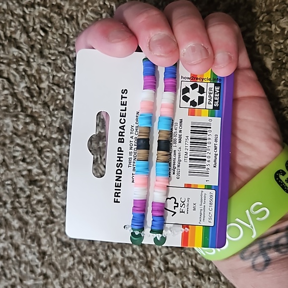 SEASON OF LOVE PRIDE COLLECTION BUNDLE: TUTU, NECKLACE, BRACELET, STICKERS: NIP - Picture 7 of 9